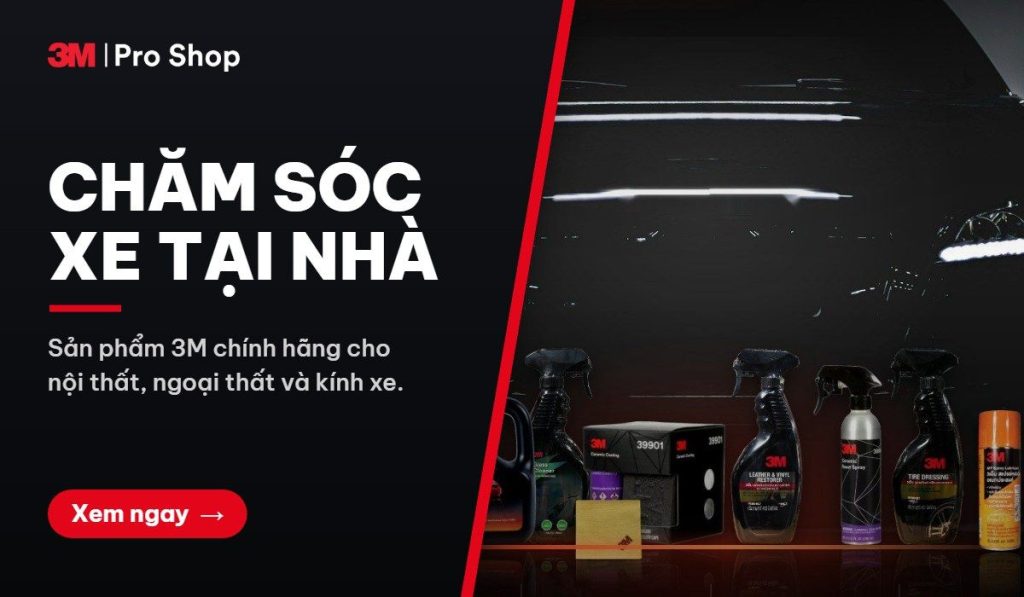 Sản phẩm chăm sóc xe 3M chính hãng tại 3M Pro Shop Hà Nội