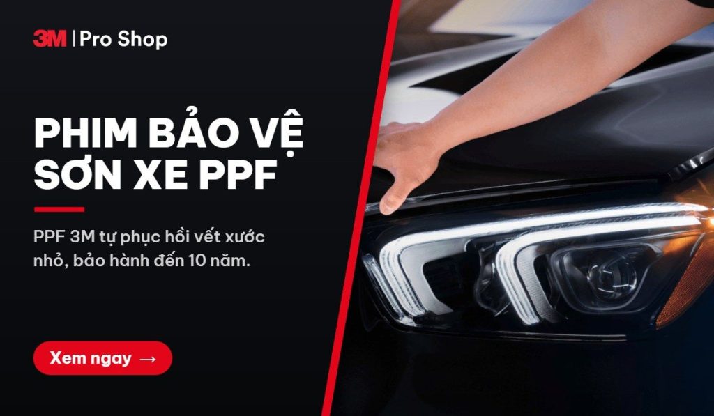 Phim bảo vệ sơn xe PPF 3M tại 3M Pro Shop Hà Nội