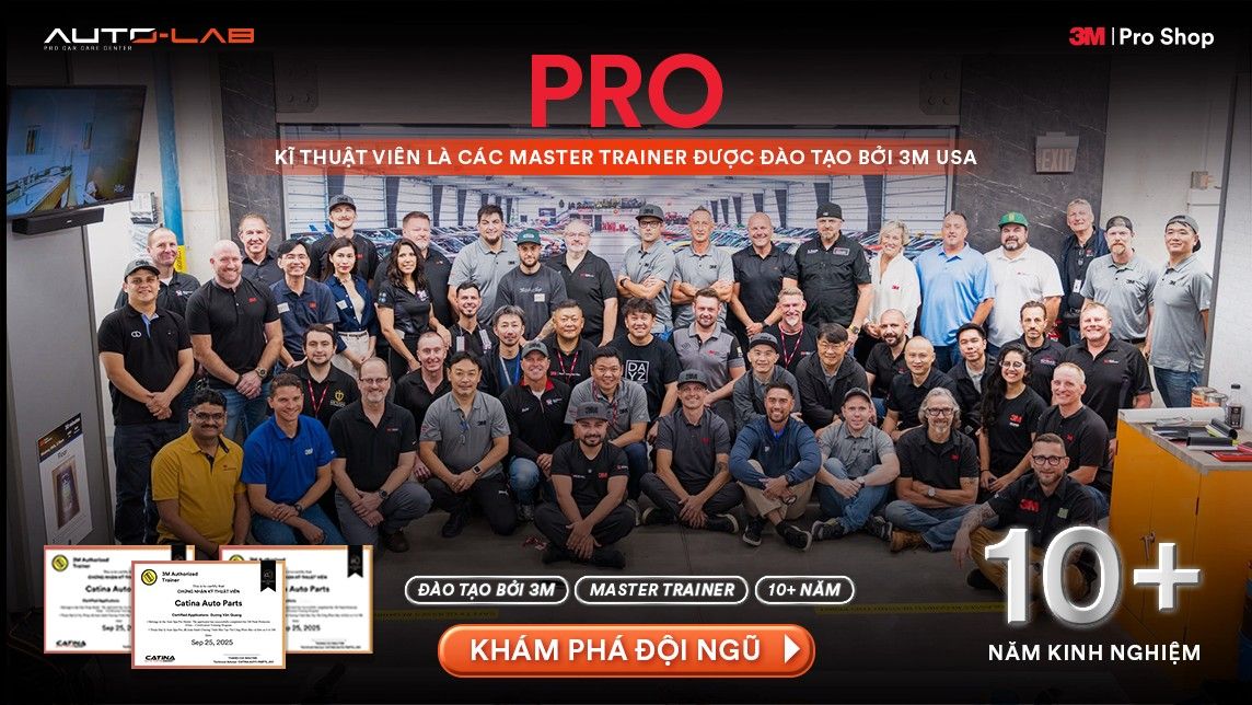 Kỹ thuật viên 3M Master Trainer được đào tạo bởi 3M USA