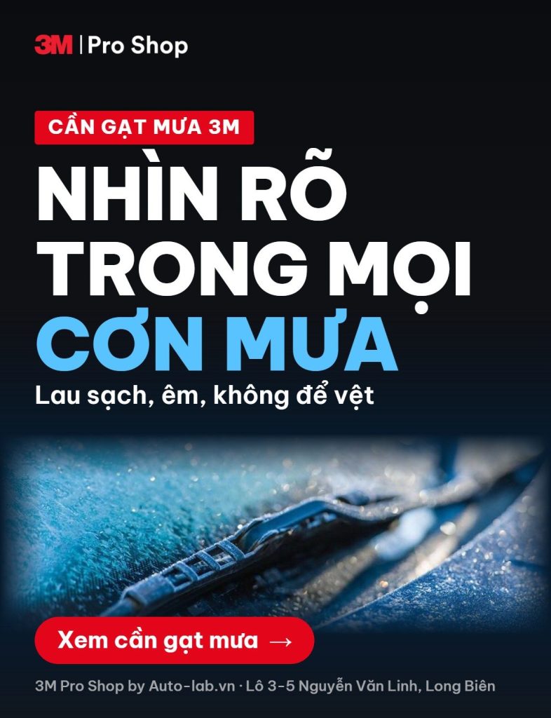 Cần gạt mưa 3M chính hãng tại Auto-Lab