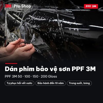 Dán phim bảo vệ sơn PPF 3M tại 3M Pro Shop Hà Nội
