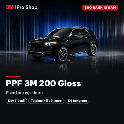 PPF 3M 200 Gloss – Phim bảo vệ sơn xe tại 3M Pro Shop Hà Nội